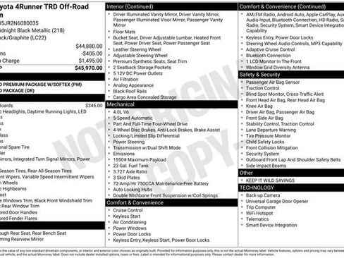 Used 2022 Toyota 4Runner TRD Off-Road Premium image 7