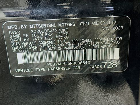 Used 2024 Mitsubishi Mirage ES FWD image 12