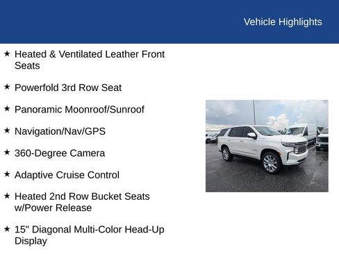 Used 2024 Chevrolet Tahoe High Country w/ Premium Package RWD image 34