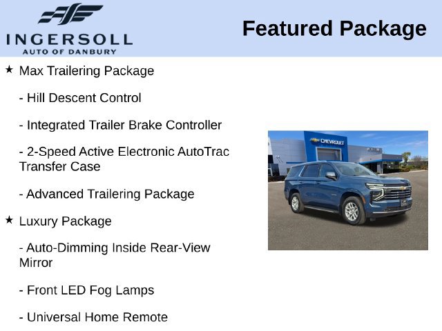 Used 2026 Chevrolet Tahoe LT w/ Comfort Package AWD/4WD image 15