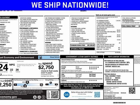 New 2026 GMC Sierra 1500 AT4 w/ AT4 Premium Package AWD/4WD image 1