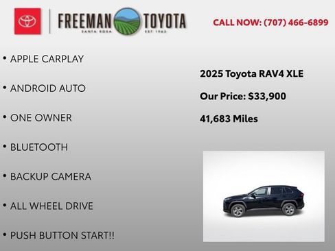 Used 2025 Toyota RAV4 XLE AWD/4WD image 5