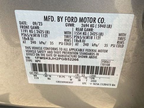 Used 2023 Ford Explorer Timberline w/ Timberline Technology Package image 25