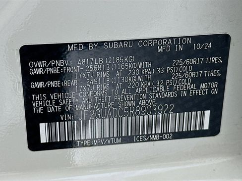 Used 2024 Subaru Crosstrek 2.0i Premium image 12