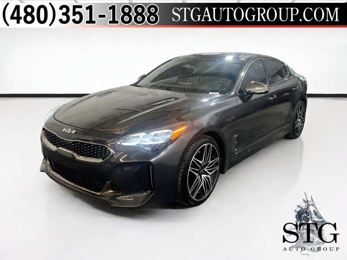 Used 2022 Kia Stinger GT1 w/ Red Interior Color Package RWD image 1