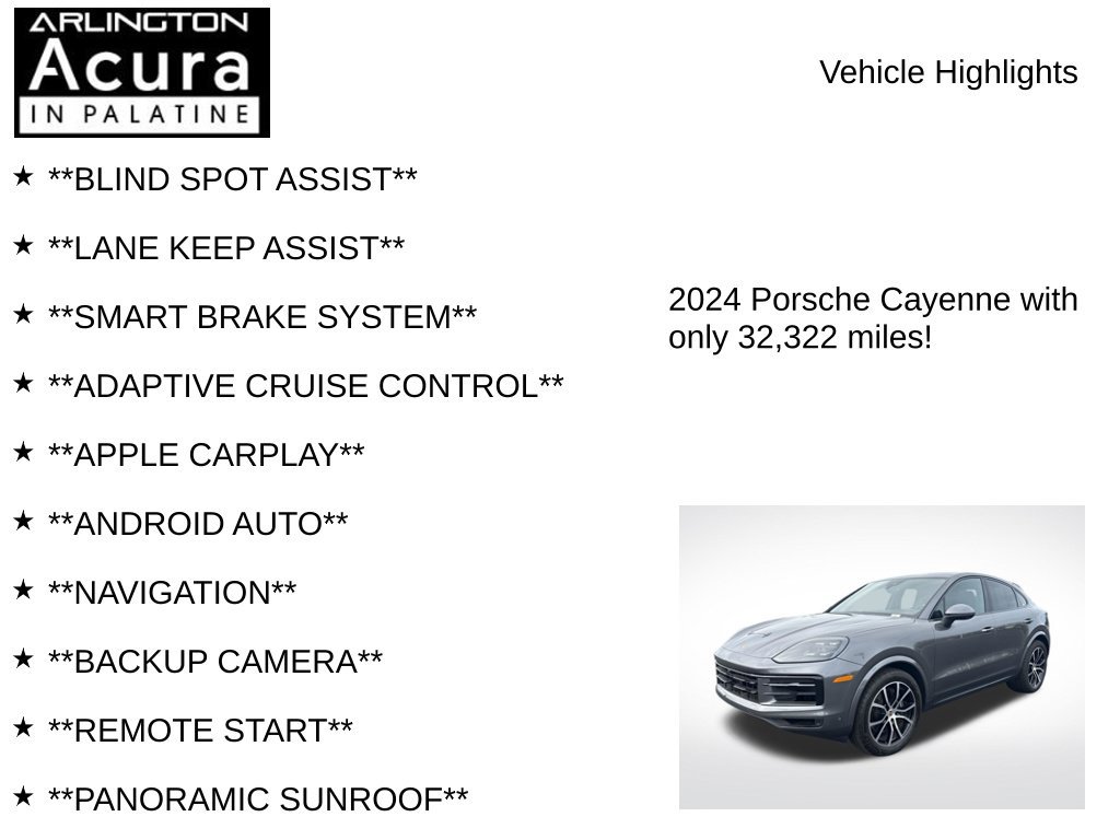 Used 2024 Porsche Cayenne Coupe AWD/4WD image 7