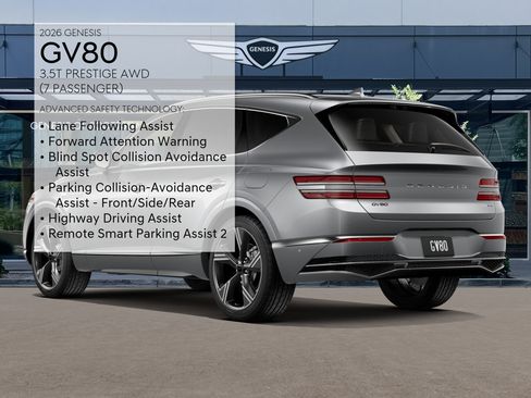 New 2026 Genesis GV80 3.5T Prestige AWD/4WD image 7