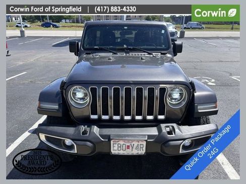 Used 2019 Jeep Wrangler Unlimited Sahara w/ LED Lighting Group image 1