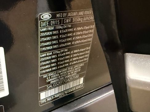 Used 2016 Land Rover Range Rover Supercharged AWD/4WD image 53