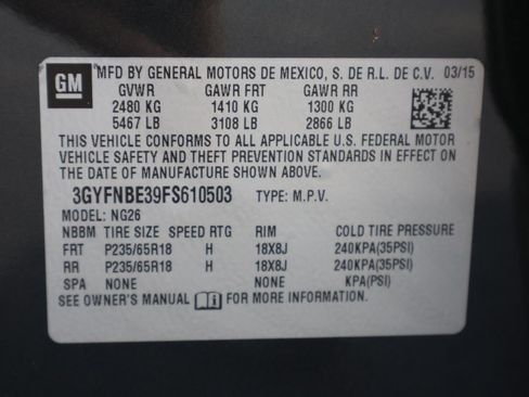 Used 2015 Cadillac SRX Luxury w/ Driver Awareness Package image 28