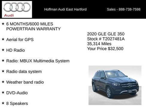 Used 2020 Mercedes-Benz GLE 350 4MATIC image 12