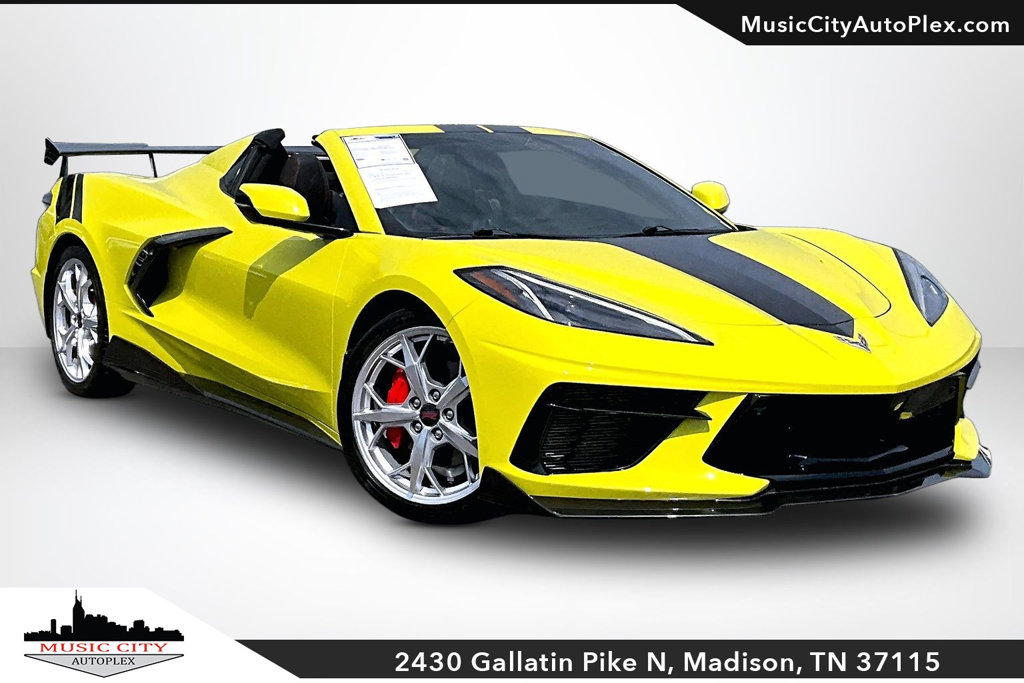 Used 2023 Chevrolet Corvette Stingray Premium Conv w/ Stealth Interior Trim Package RWD image 1