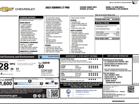 Used 2023 Chevrolet Equinox LT image 52