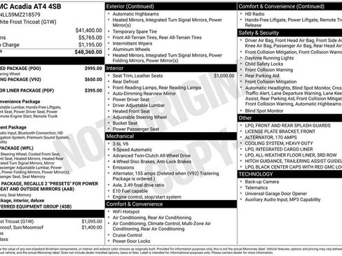 Used 2021 GMC Acadia AT4 w/ Preferred Package AWD/4WD image 5