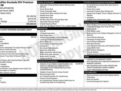 Used 2023 Cadillac Escalade ESV Premium Luxury RWD image 2