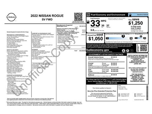 Certified 2022 Nissan Rogue SV w/ SV Premium Package FWD image 3