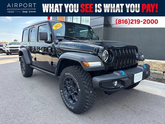Used 2023 Jeep Wrangler Unlimited w/ Sun & Screen Package AWD/4WD image 1