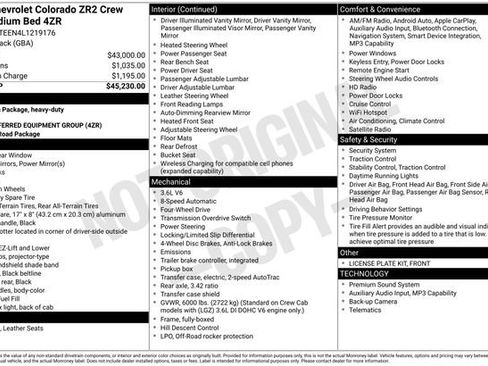 Used 2020 Chevrolet Colorado ZR2 AWD/4WD image 30