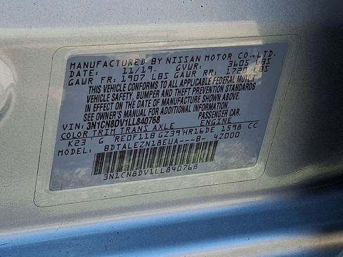 Used 2020 Nissan Versa S image 27