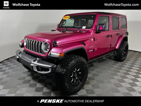 Used 2024 Jeep Wrangler Unlimited Sahara w/ Safety Group AWD/4WD image 1