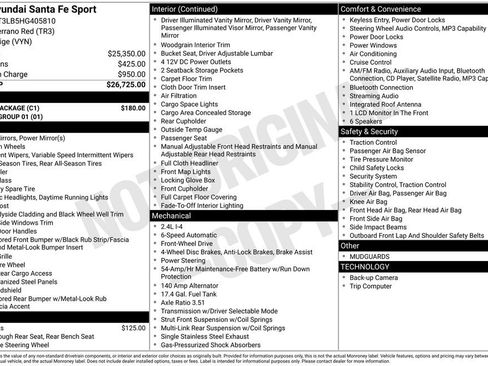 Used 2017 Hyundai Santa Fe Sport w/ Cargo Package FWD image 3