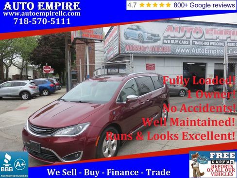 Used 2018 Chrysler Pacifica Limited w/ Advanced Safetytec Group FWD image 1