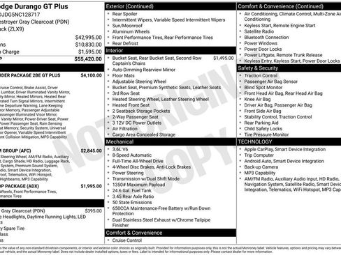 Used 2022 Dodge Durango GT image 43