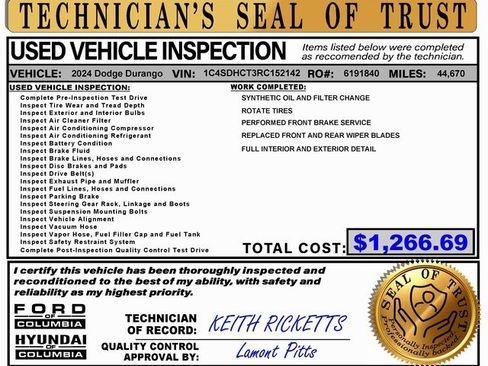 Used 2024 Dodge Durango R/T image 2