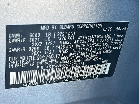 Used 2024 Subaru Ascent Touring image 34