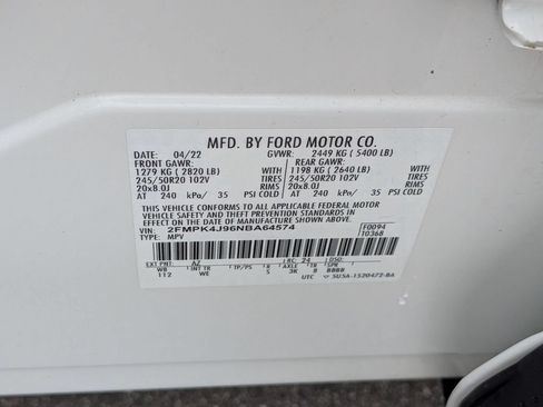 Used 2022 Ford Edge ST-Line AWD/4WD image 33