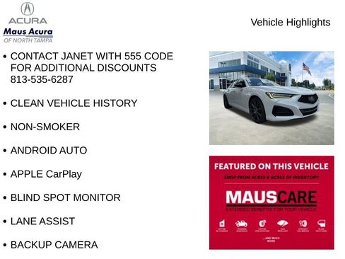 Used 2021 Acura TLX w/ Technology Package FWD image 8