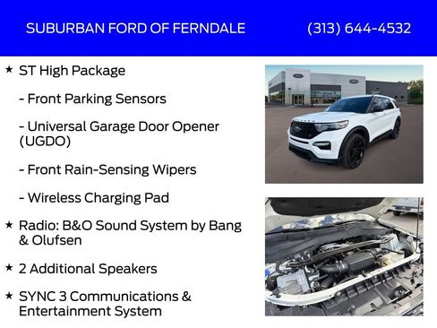Certified 2024 Ford Explorer ST w/ Equipment Group 401A AWD/4WD image 21