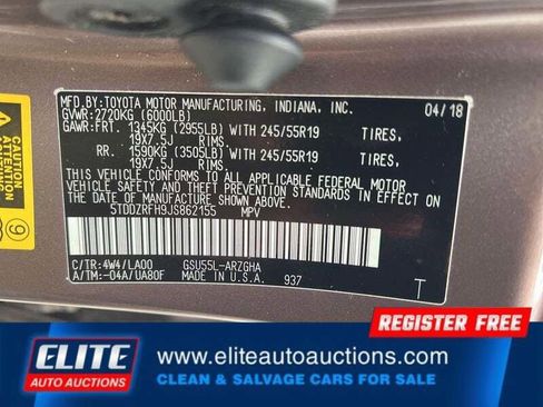 Used 2018 Toyota Highlander Limited Platinum w/ Carpet Mat Package (TMS) AWD/4WD image 17