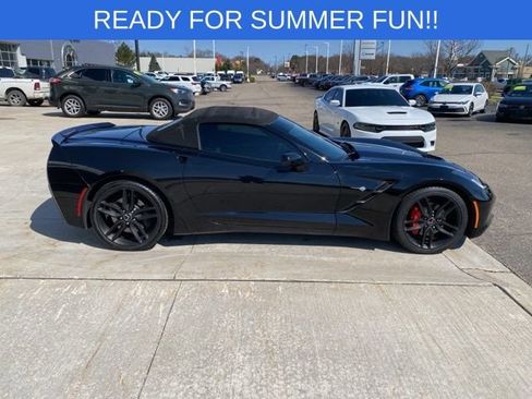 Used 2015 Chevrolet Corvette Stingray Convertible w/ 3LT Preferred Equipment Group RWD image 2