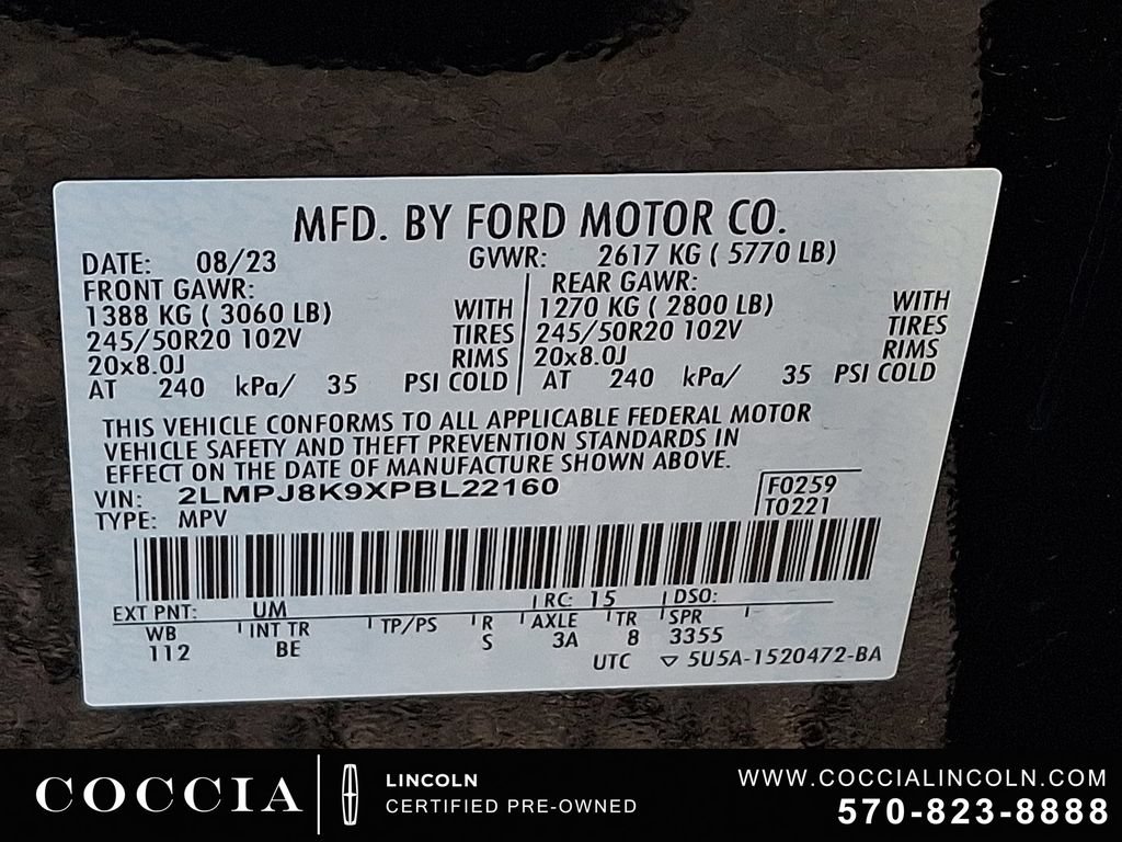Used 2023 Lincoln Nautilus Reserve AWD/4WD image 26