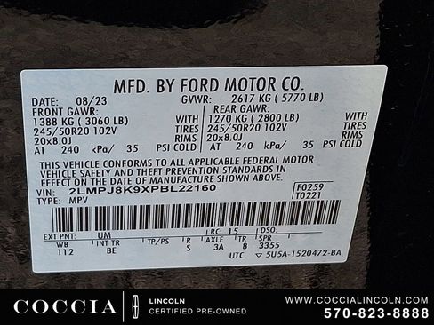 Certified 2023 Lincoln Nautilus Reserve AWD/4WD image 26