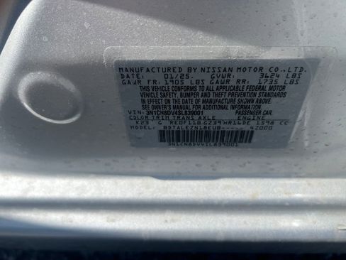 New 2025 Nissan Versa S w/ Trunk Package image 29