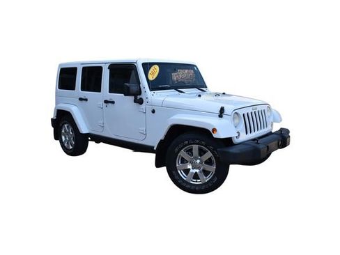Used 2015 Jeep Wrangler Unlimited Sahara w/ Katzkin Premium Leather Group image 2