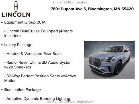 Used 2025 Lincoln Aviator Reserve w/ Equipment Group 201A AWD/4WD image 10