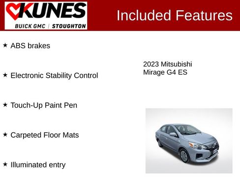 Used 2023 Mitsubishi Mirage G4 ES image 3