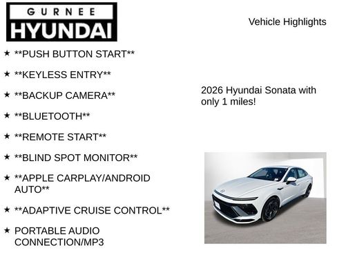 New 2026 Hyundai Sonata SEL FWD image 7