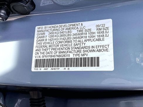 Used 2022 Honda Passport TrailSport image 16