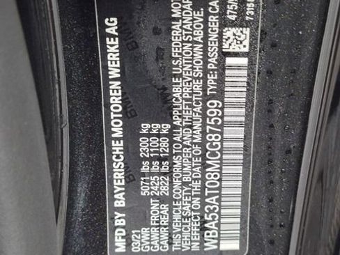 Used 2021 BMW M440i Convertible w/ Executive Package RWD image 31