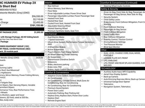 New 2025 GMC Hummer EV 2X w/ LPO, Sport Package AWD/4WD image 18