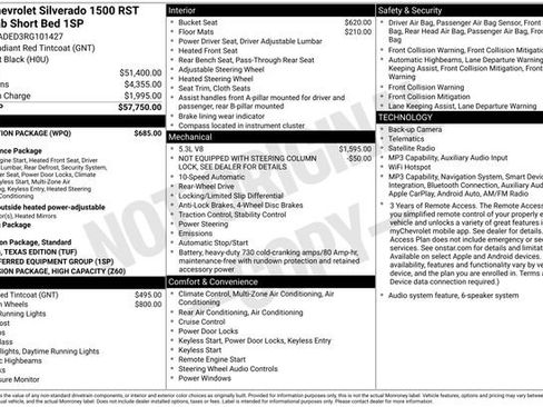 Used 2024 Chevrolet Silverado 1500 RST w/ Protection Package RWD image 1