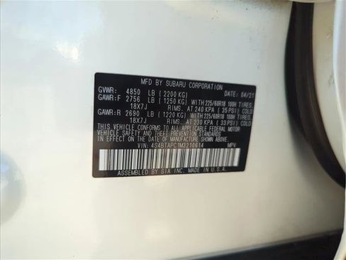 Used 2021 Subaru Outback Touring image 29