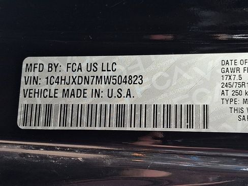 Certified 2021 Jeep Wrangler Unlimited Sport AWD/4WD image 26