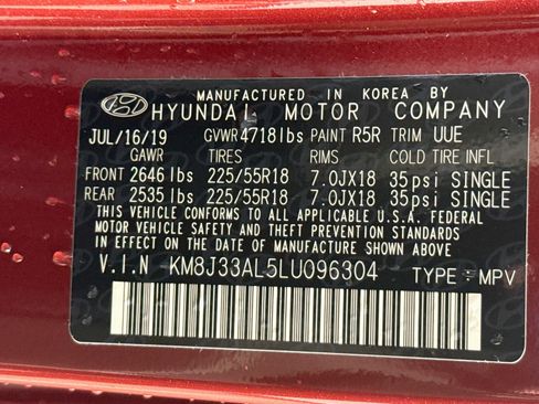 Used 2020 Hyundai Tucson SEL w/ Cargo Package FWD image 37