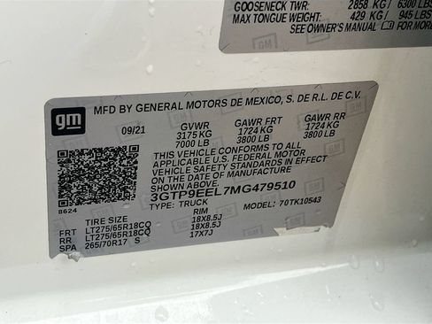 Used 2021 GMC Sierra 1500 AT4 AWD/4WD image 29