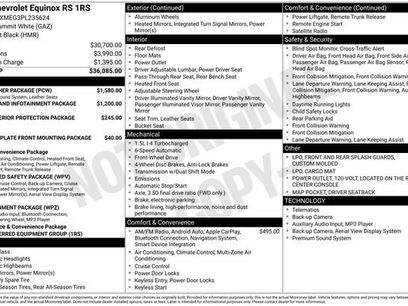 Used 2023 Chevrolet Equinox RS w/ RS Leather Package